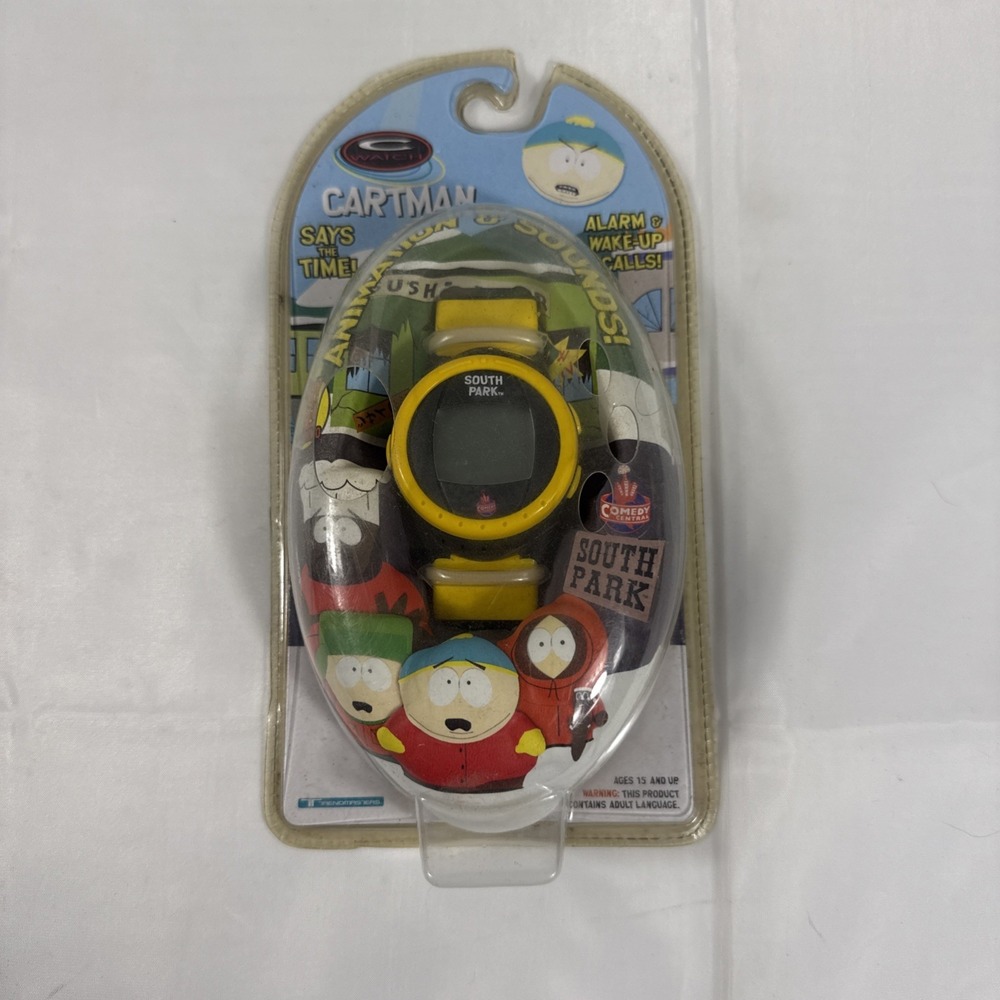 Brand New Vintage Cartman South Park Animated Watch Comedy Central‎ 1998 Watches